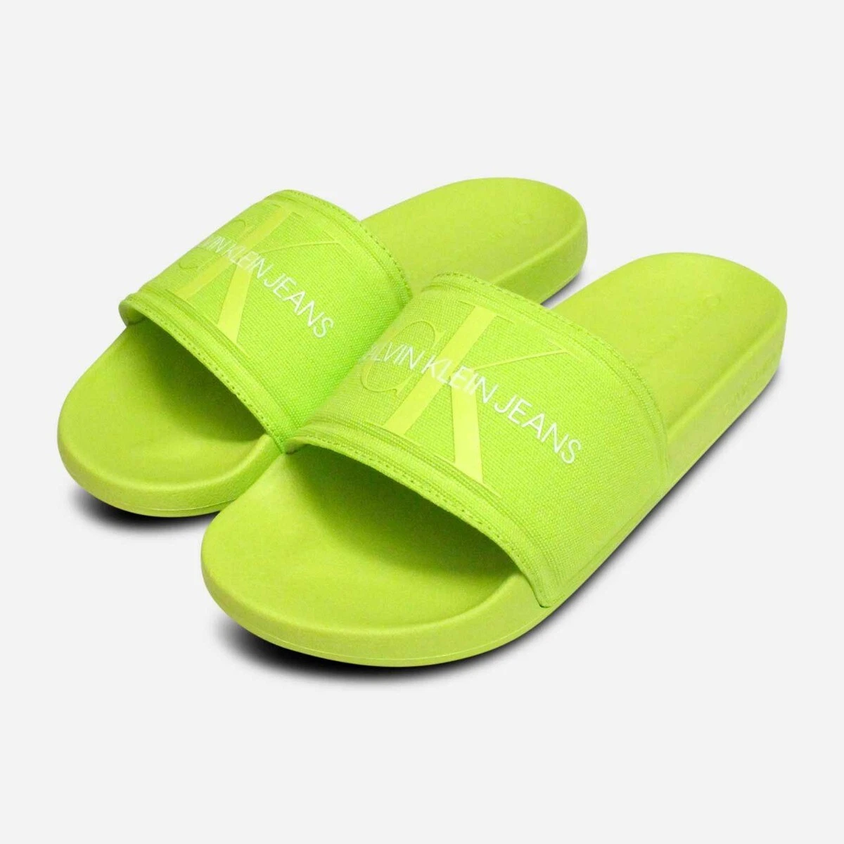 Calvin klein green sandals clearance