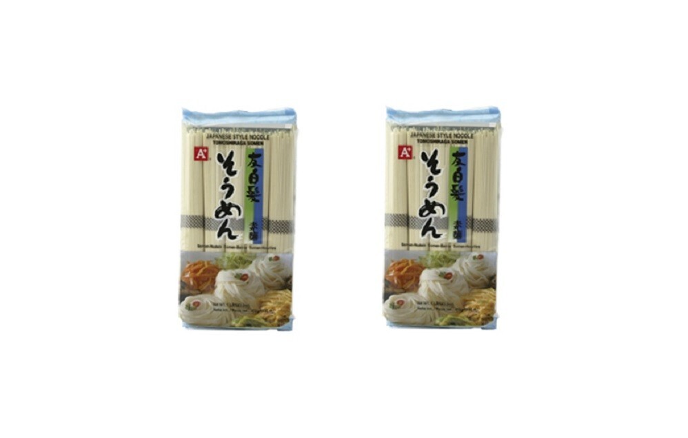 Somen Nudeln Doppelpack: 2 x 453g nach japanischer Art PORTIONIERT Weizennudeln