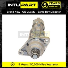 Intupart Starter Motor Fits Golf Caddy Touran A3 A1 Leon Octavia