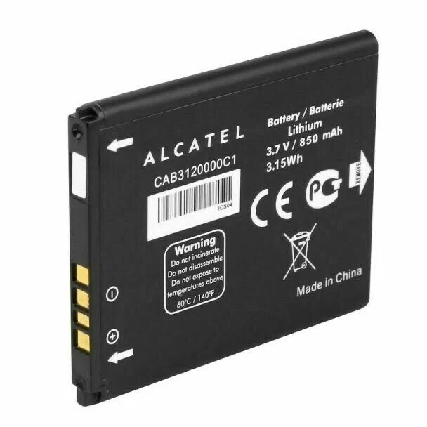 Battery CAB3120000C1 For Alcatel One Touch 2005D OT-800A 810D 880A 2017B 510A - Image 4 of 4