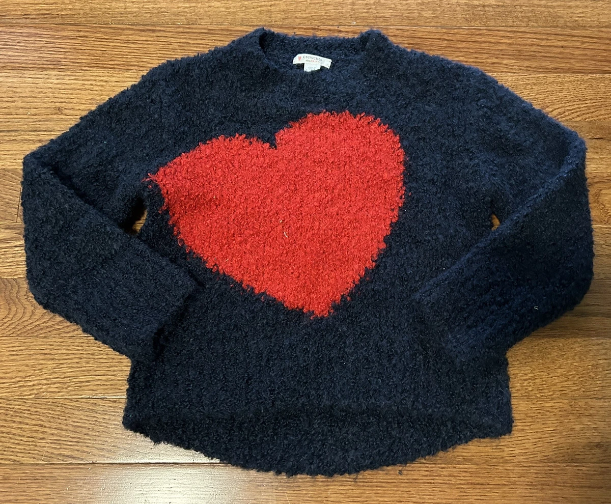 J crew hotsell heart sweater