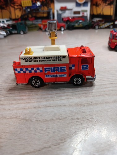 Matchbox Fire Department Die Cast Red & Orange China - Picture 5 of 23