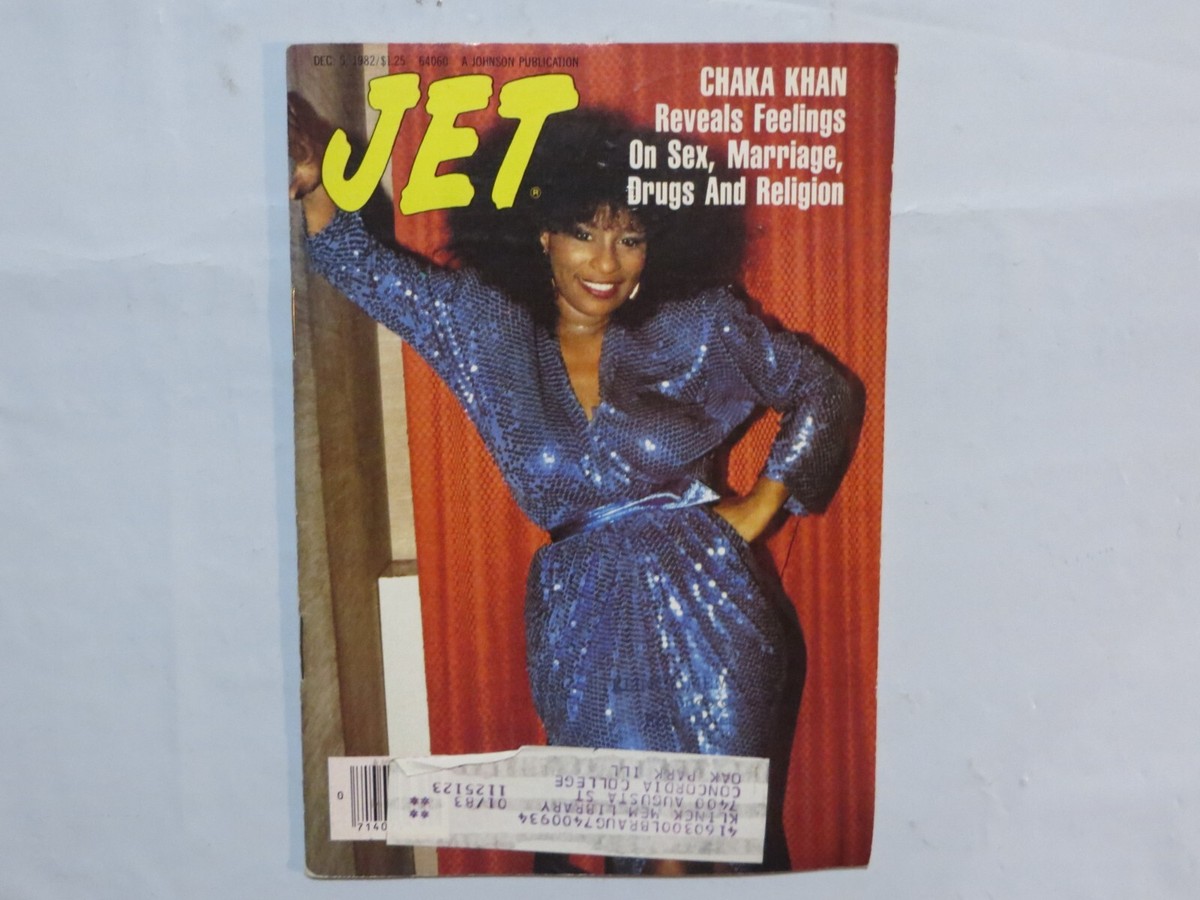 JET MAGAZINE DECEMBER 6, 1982 *CHAKA KHAN* 9G | eBay