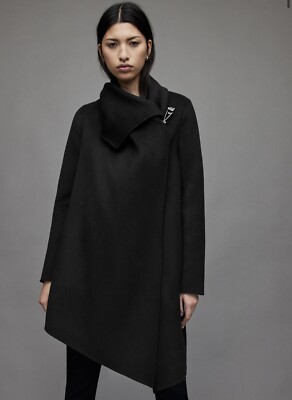 Eve Wool Blend Coat All Saints Monument Eve Coat Buy Monument Eve