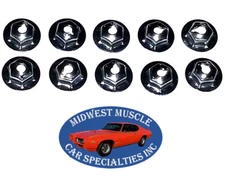 Ford 10-24 Body Fender Door Quarter Trunk Trim Clip Moulding Molding Nuts 10pc A