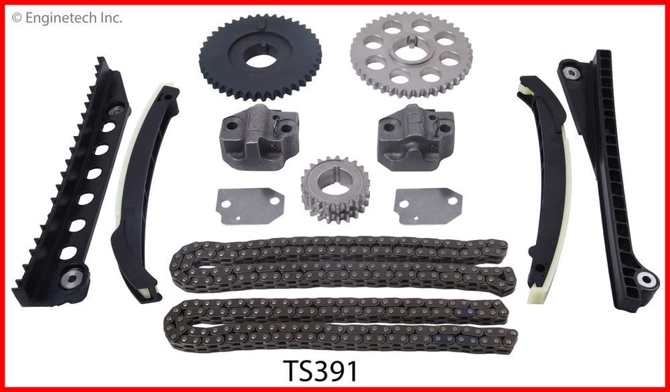 Juego de sincronización del motor-VIN: S, GAS, SOHC, FI, SFI, Natural, Ford, Triton, 20 válvulas Foto 2 de 2