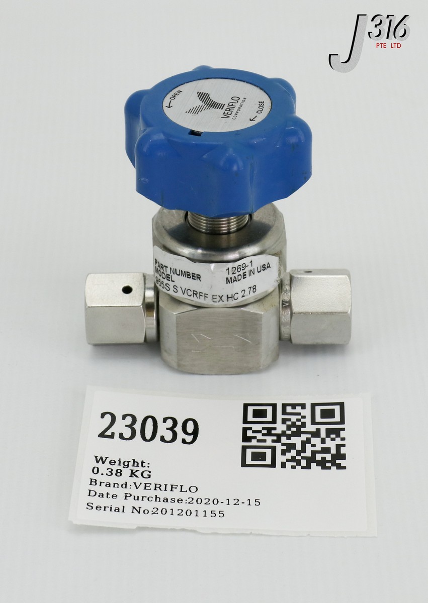 【は】 23039 VERIFLO DIAPHRAGM VALVE 955S S VCRFF EX HC 2.78 | eBay