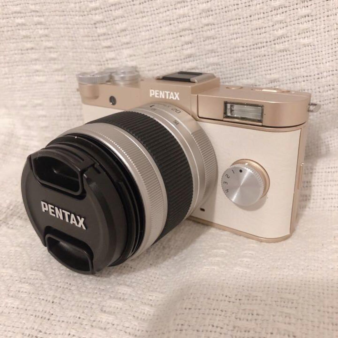 PENTAX Mirrorless SLR Q-S1 Zoom Lens Kit 02 STANDARD ZOOM Gold