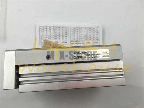 New 1pcs SMC Type Air Slide Table Cylinder MXS16-50AS Double Acting - Picture 2 of 7