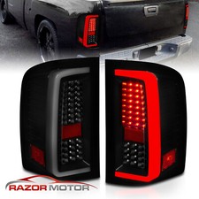 2007-2013 For Chevy Silverado 1500 2500 3500 Hd G5 Smoke Brake Led Tail Lights