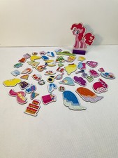 My Little Pony Magnetic Wooden Dress Up Pony 2015 50 Piece Lot