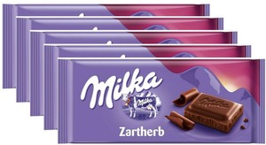 Milka Zartherb Schokolade 5 Tafeln Je 100 Gramm Ebay