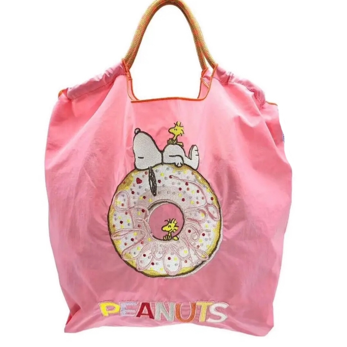 Ball And Chain Eco Bag Peanuts Snoopy Sweet Donut M Size