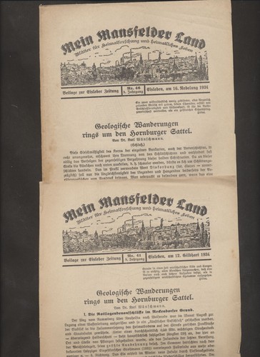 Mein Mansfelder Land  Beilage z Eisleber Zeitung  , 15 Ausgaben aus 1931 -34 (1) - Picture 4 of 9