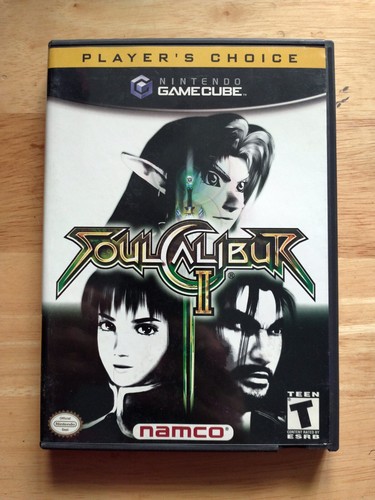 Nintendo GameCube Soul Calibur II 2003 Player's Choice complete pristine disc