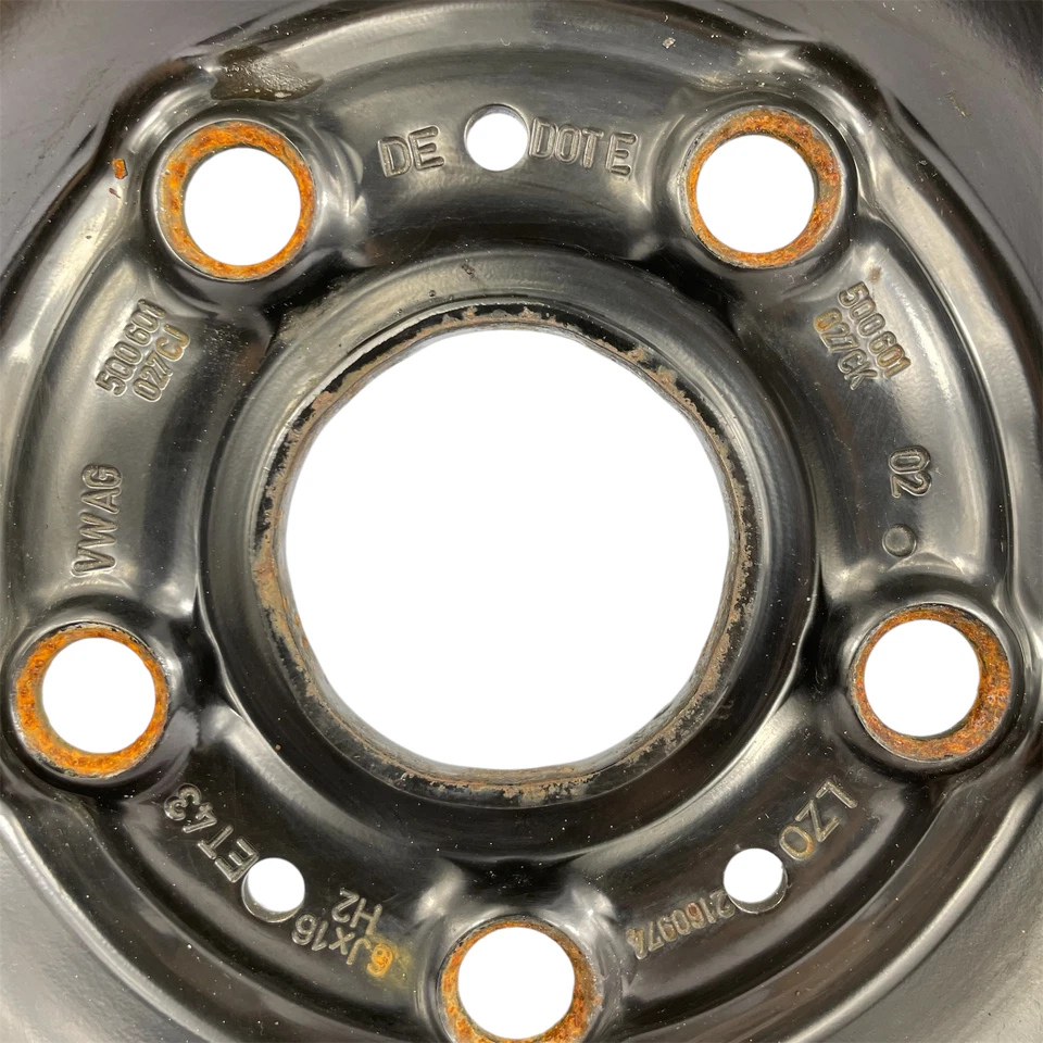 Stahlfelgen 4x Original Audi Q2 VW T-Roc 6Jx16 Zoll ET43 LK5x112 5Q0601027CJ/CK - Bild 4 von 4