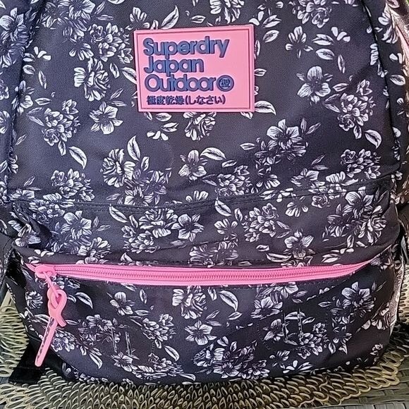 Superdry Japan Outdoor Oriental Floral Rucksack Backpack