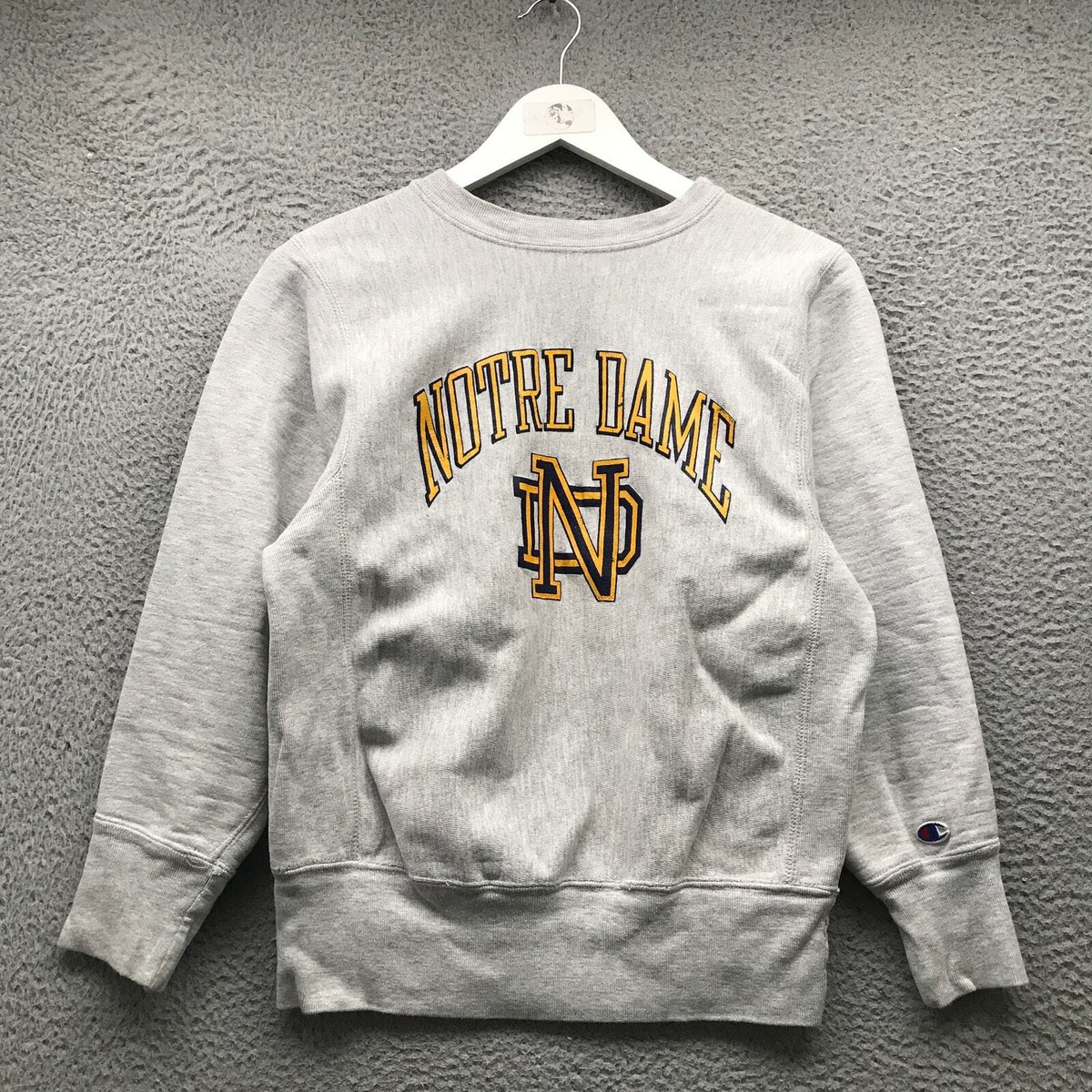 Vintage 80s Champion Reverse Weave Notre Dame Fighting Irish 