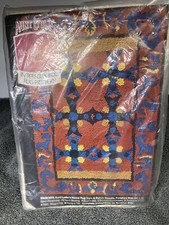Punch Rug Pattern MEDITERRANEAN Printed On Cloth By Aunt Lydia  s. Never Used