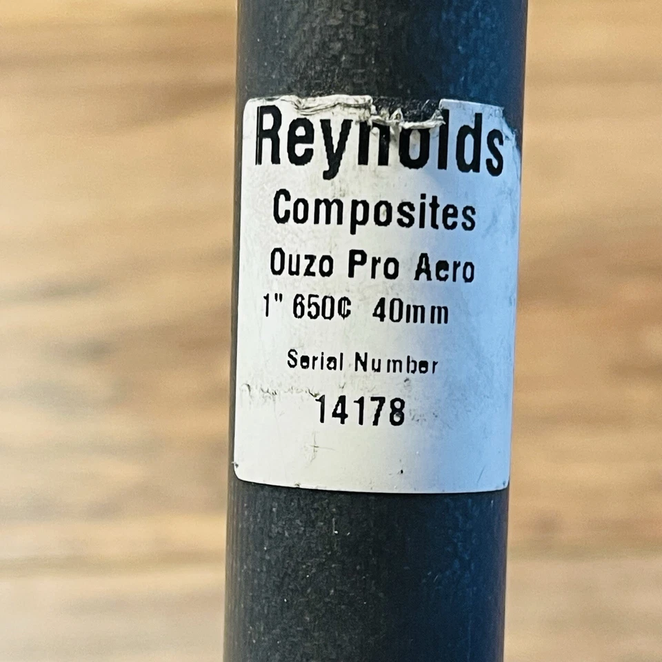 Reynolds Ouzo Pro Aero 650C Carbon Fork 1-inch 1” Threadless 40 Rake 220mm - Image 4 of 4
