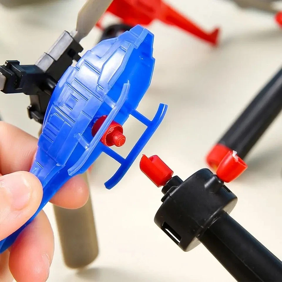 Manija de tracción 6 piezas línea de alambre helicóptero modelo de aviación helicóptero juguete 2024 Foto 2 de 4