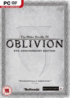 Elder Scrolls IV Oblivion 5th Anniversary Edition PC DVD Videospiel UK Release