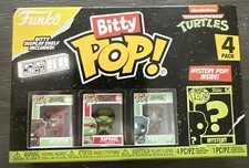 Funko Bitty Pop! Teenage Mutant Ninja Turtles Comics Splinter Mini-Figure 4 Pack