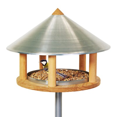 Vogelhaus mit Ständer 155cm Vogelfutterhaus Futterhaus Vogelhäuschen