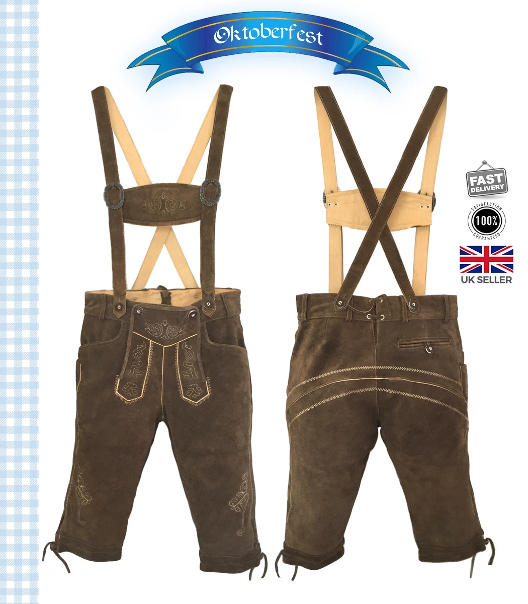 Bavarian leather best sale shorts