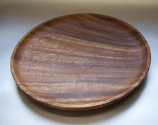 Teller Holzteller Snack Schale Tablet Ritter Mittelalter Ø 25cm Neu Akazienholz