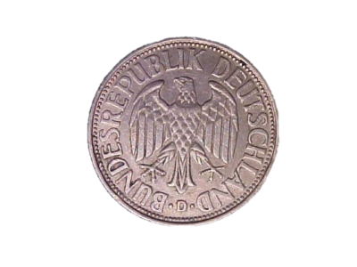 1970 Germany 1 Deutsche Mark KM #110- Very Nice Circ Collector