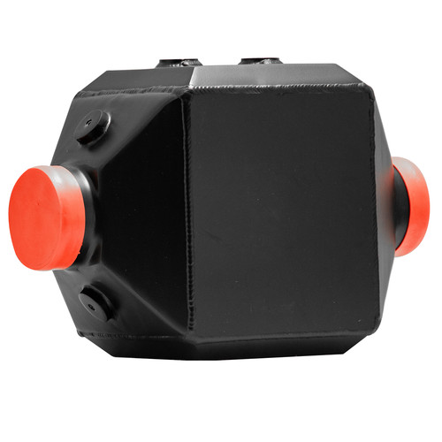 Aluminum Liquid Air to Water Intercooler 4" Inlet & Outlet Size 17.4"x 12" x 9" - Foto 5 di 9