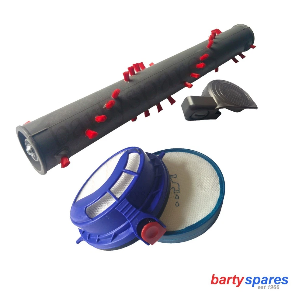 for Dyson DC25 Brushbar Brush Bar / End Cap & Hepa / Washable vacuum Filter Kit  - Image 2 of 4