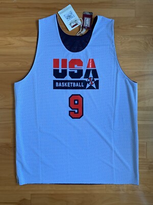 NWT MITCHELL & NESS MICHAEL JORDAN #9 USA DREAM TEAM