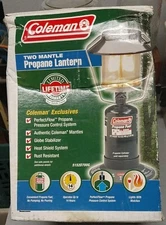 Vintage COLEMAN 2 MANTLE PROPANE LANTERN Mdl # 5152D700G ORIGINAL BOX XLNT COND!