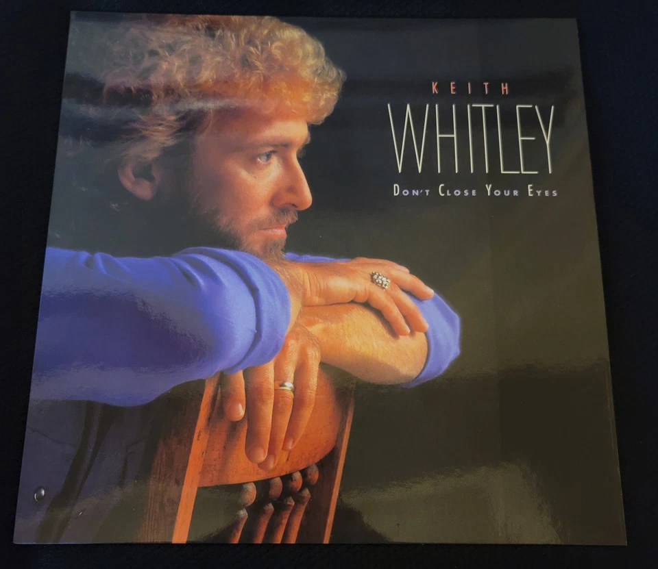 Don’t Close Your Eyes [LP] Keith Whitley 2023 VMP Lavender Marble Vinyl - Image 2 of 4