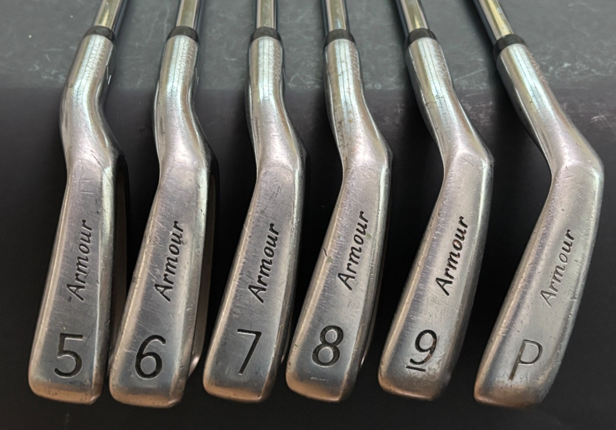 TOMMY ARMOUR 845s Oversize 5-P Iron Set Steel Shaft Golf Clubs RH