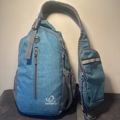 Waterfly Sling Bag Chest Crossbody Backpack for Travel, Hiking, Or Everyday Use