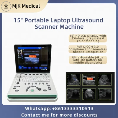 SONOSTAR 15" Portable Laptop Ultrasound Scanner Machine with Probes optional