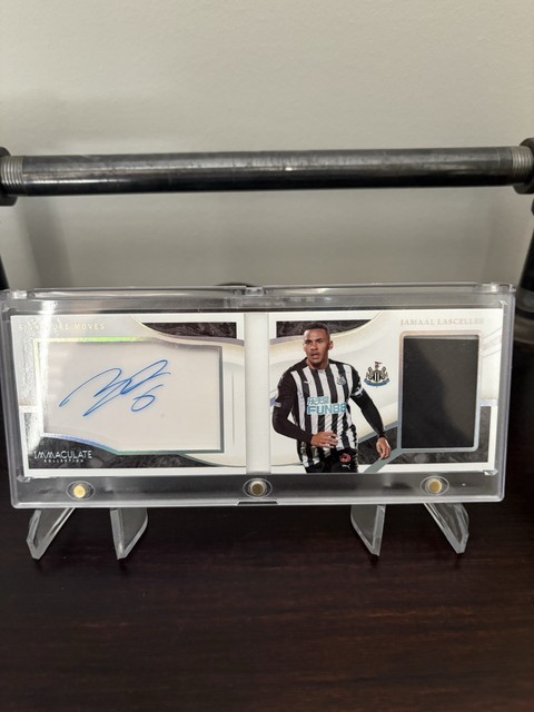 Jamaal Lascelles 2020 Immaculate Signature Moves Patch On Card Auto Booklets /27