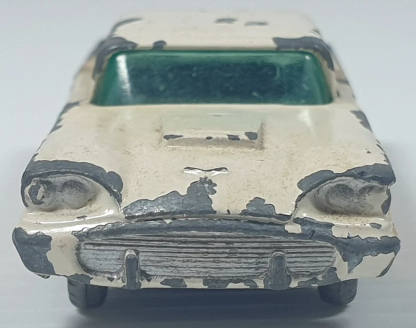 Vintage Matchbox , Lesney 1957 Ford Thunderbird , blue base , base azul - Imagen 3 de 4
