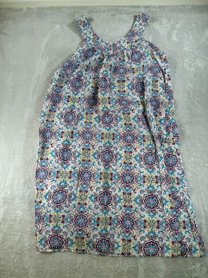 Pacific Batik Collection Nightgown One Size Fits All Multicolor Preowned(A18-11)
