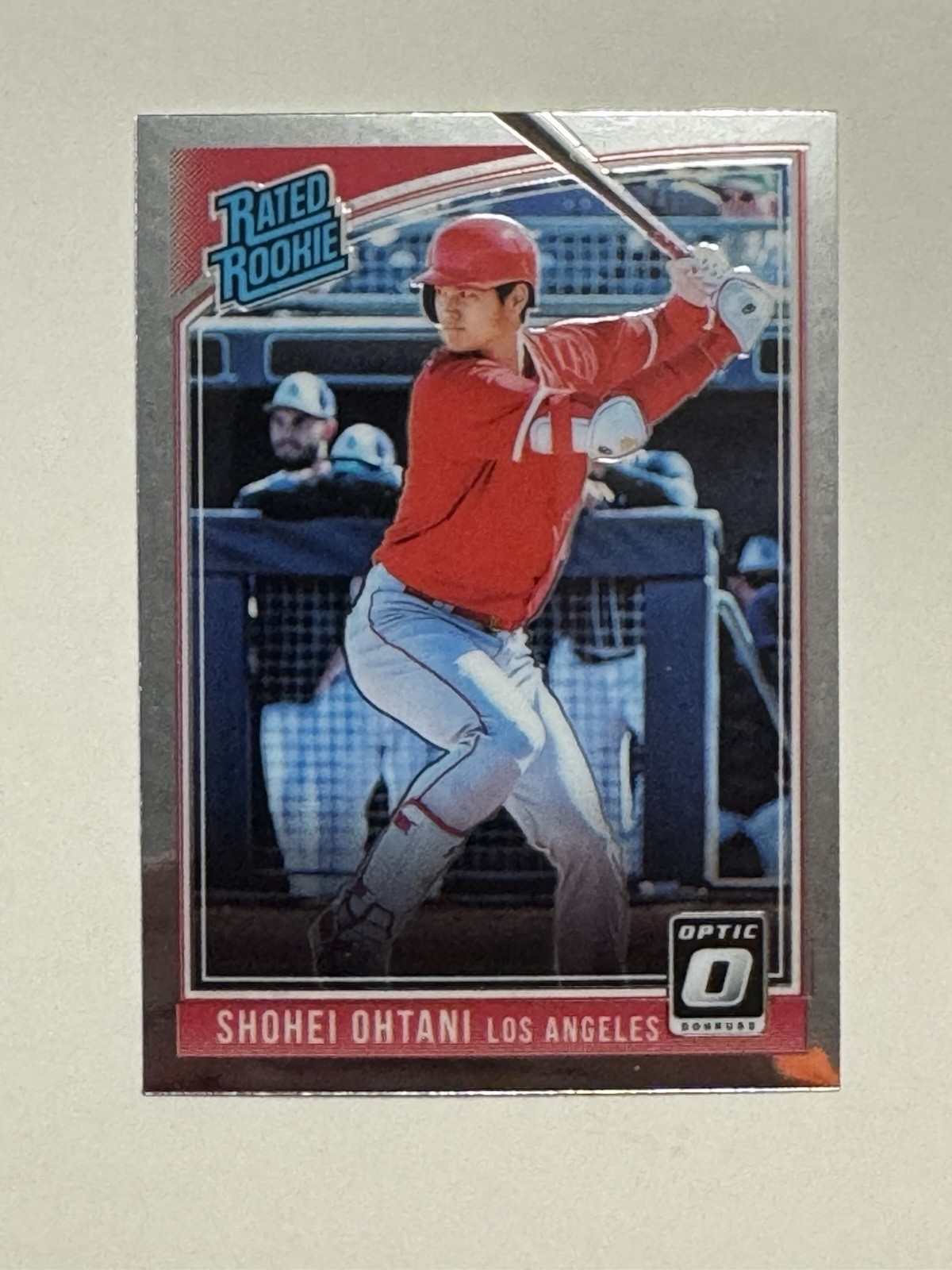 2018 Panini Donruss Optic Shohei Ohtani RC Rated Rookie #56 Batting