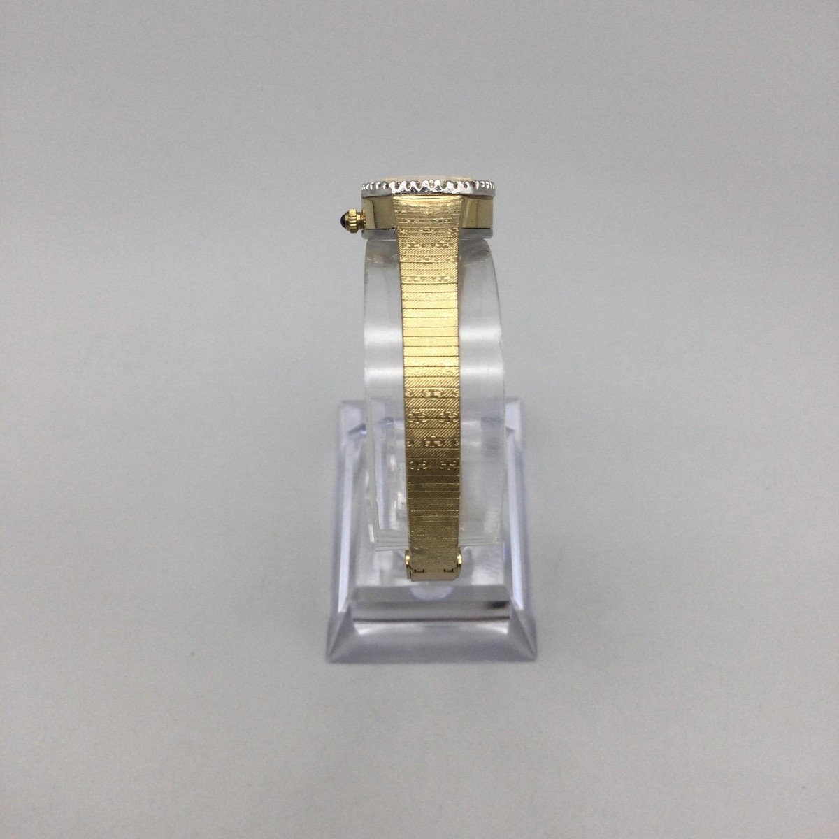 Lucien Piccard Dufonte‎ Diamond Watch Women 17mm Oval Dial Quartz Movement Runs Vintage Dufonte Lucien Piccard Diamond Womens Watch 17mm  main image 2