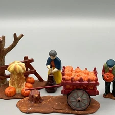 Department 56 Heritage Village - Harvest Time Set of 4 Accessories 5941-2 Autumn