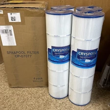 Cryspool Spa Pool Filter Cartridge Compatible with Pentair CP-07077 LOT OF 4
