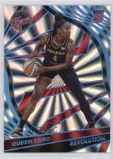 2022 Panini Revolution WNBA Sunburst 55/75 Queen Egbo #97 5w0