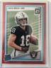 2025 Panini Donruss Optic Jack Bech Red Mojo Prizm Rated Rookie RC #211 Raiders
