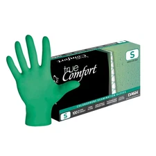 DASH True Comfort Polychloroprene Exam Grade Disposable Gloves, Green, 5.1 mil, 