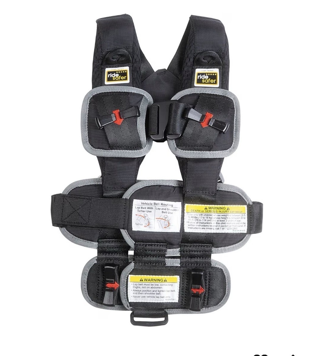 Ride Safer Delight Travel Vest Gen 5 Black Size X-Small JD14001BLG 